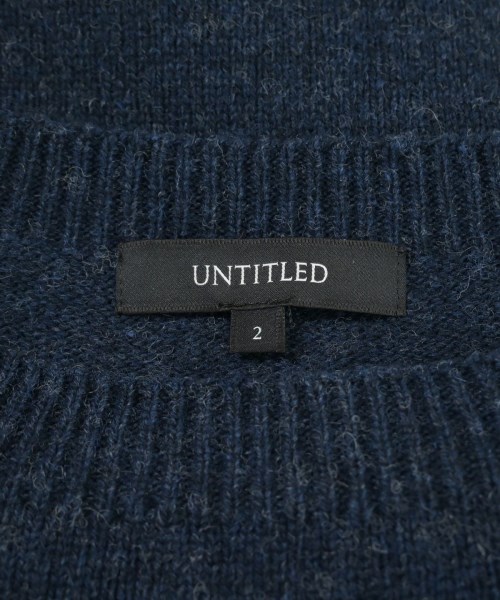 UNTITLED（アンタイトル）ニット・セーター 紺 サイズ:2(M位) レディース/2200645496093