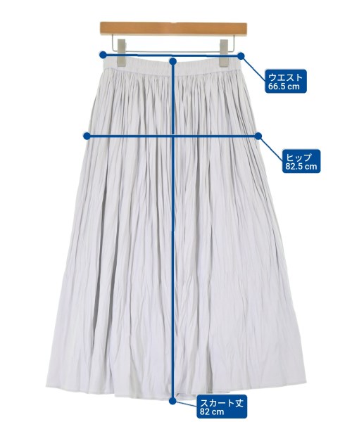 UNTITLED（アンタイトル）ロング・マキシ丈スカート グレー サイズ:2(M位) レディース/2200645496116