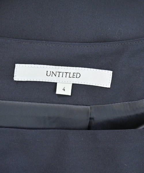 UNTITLED（アンタイトル）ひざ丈スカート 紺 サイズ:4(XL位) レディース/2200645496178