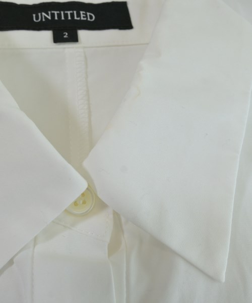 UNTITLED（アンタイトル）カジュアルシャツ 白 サイズ:2(M位) レディース/2200645887099