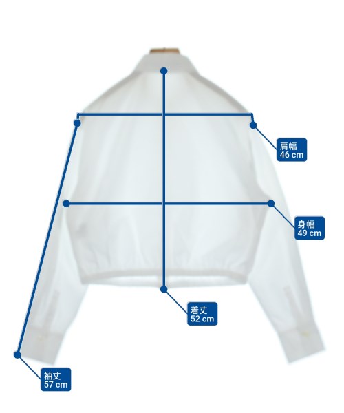 UNTITLED（アンタイトル）カジュアルシャツ 白 サイズ:2(M位) レディース/2200645887099