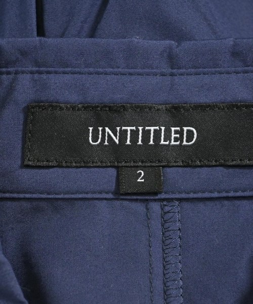 UNTITLED（アンタイトル）カジュアルシャツ 紺 サイズ:2(M位) レディース/2200645887105