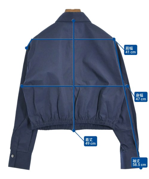 UNTITLED（アンタイトル）カジュアルシャツ 紺 サイズ:2(M位) レディース/2200645887105