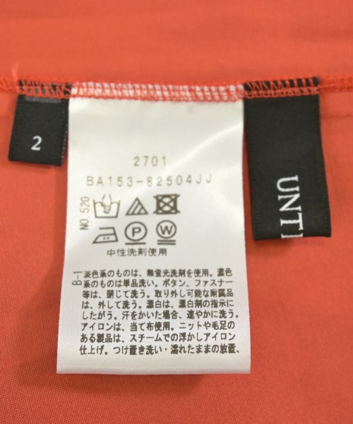 UNTITLED（アンタイトル）ブラウス オレンジ サイズ:2(M位) レディース/2200699912099