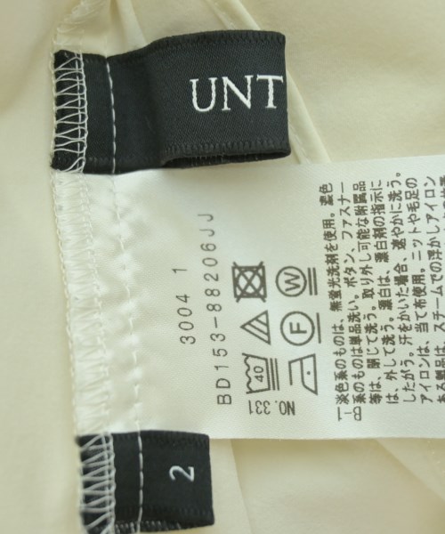UNTITLED（アンタイトル）ブラウス 白 サイズ:2(M位) レディース/2200699912129