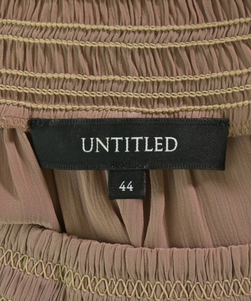 UNTITLED（アンタイトル）ブラウス ピンク サイズ:44(XL位) レディース/2200698290013