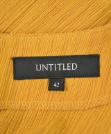 UNTITLED（アンタイトル）ワンピース 黄 サイズ:42(L位) レディース/2200698290037