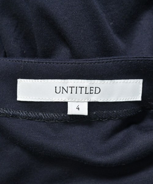 UNTITLED（アンタイトル）ワンピース 紺 サイズ:4(XL位) レディース/2200698290044