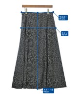 UNTITLED（アンタイトル）ロング・マキシ丈スカート 黒 サイズ:4(XL位) レディース/2200698290112