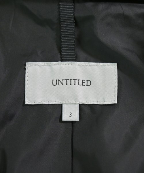UNTITLED（アンタイトル）ダウンコート 黒 サイズ:3(L位) レディース/2200700635016
