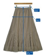 UNTITLED（アンタイトル）ロング・マキシ丈スカート 茶 サイズ:1(S位) レディース/2200701882068
