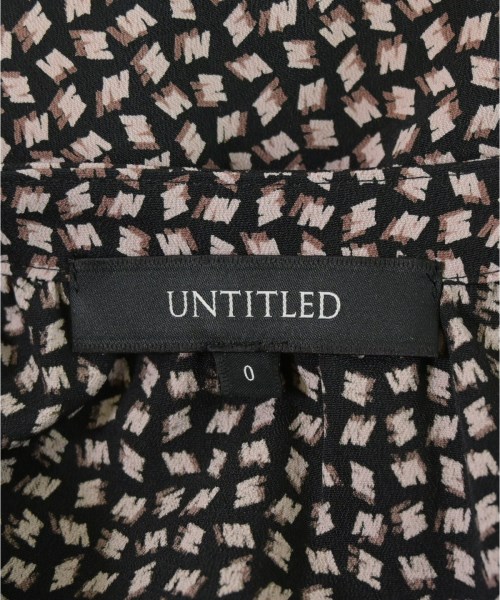 UNTITLED（アンタイトル）シャツワンピース 黒 サイズ:0(XS位) レディース/2200698929043
