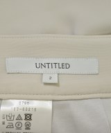 UNTITLED（アンタイトル）クロップドパンツ 白 サイズ:2(M位) レディース/2200704804067