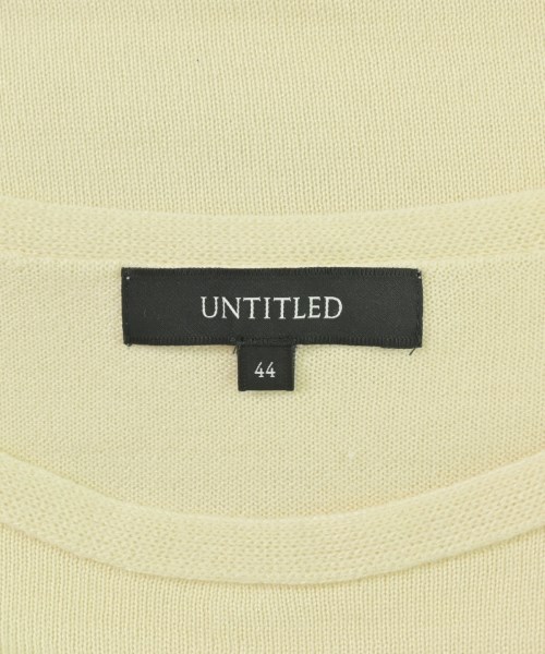 UNTITLED（アンタイトル）ニット・セーター 白 サイズ:44(XL位) レディース/2200700385034