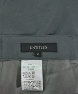 UNTITLED（アンタイトル）スラックス グレー サイズ:42(L位) レディース/2200703434043