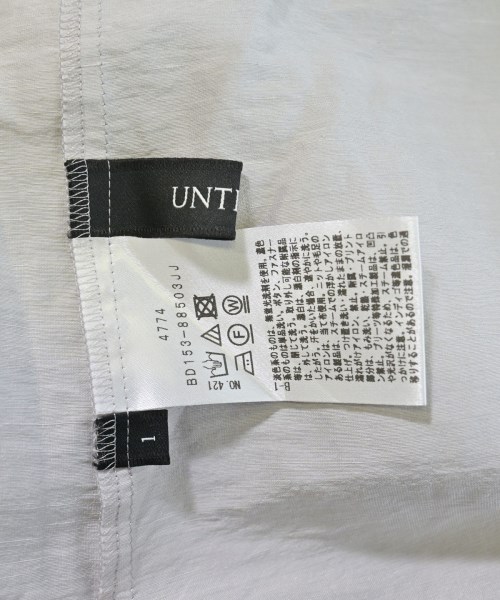 UNTITLED（アンタイトル）ブラウス グレー サイズ:1(S位) レディース/2200701485207
