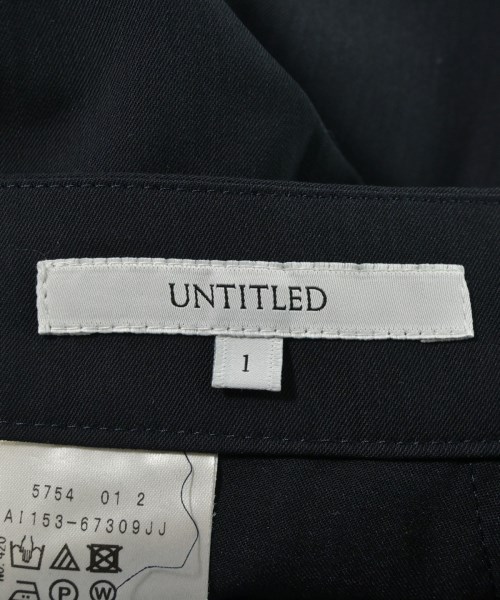 UNTITLED（アンタイトル）スラックス 紺 サイズ:1(S位) レディース/2200705350037