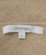 UNTITLED（アンタイトル）ニット・セーター ベージュ サイズ:2(M位) レディース/2200705350099