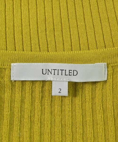 UNTITLED（アンタイトル）ニット・セーター 黄 サイズ:2(M位) レディース/2200705350112