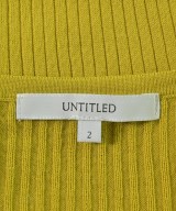 UNTITLED（アンタイトル）ニット・セーター 黄 サイズ:2(M位) レディース/2200705350112