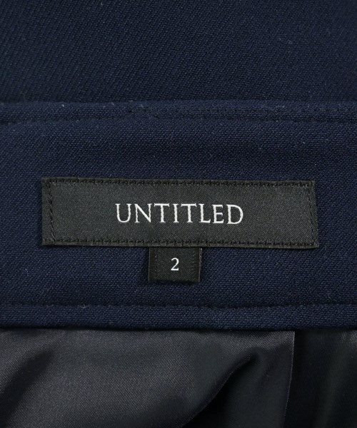 UNTITLED（アンタイトル）ひざ丈スカート 紺 サイズ:2(M位) レディース/2200706193077