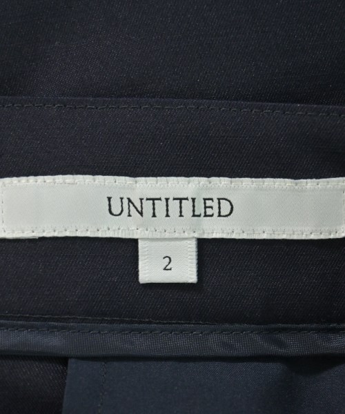 UNTITLED（アンタイトル）スラックス 紺 サイズ:2(M位) レディース/2200705952071