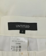 UNTITLED（アンタイトル）スラックス 白 サイズ:2(M位) レディース/2200703720108