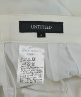 UNTITLED（アンタイトル）スラックス 白 サイズ:2(M位) レディース/2200703720115