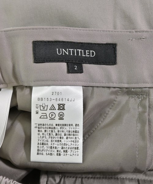 UNTITLED（アンタイトル）スラックス グレー サイズ:2(M位) レディース/2200703720139
