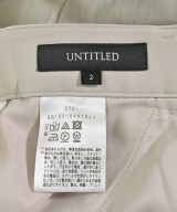 UNTITLED（アンタイトル）スラックス ベージュ サイズ:2(M位) レディース/2200703720146