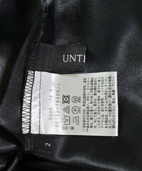 UNTITLED（アンタイトル）ロング・マキシ丈スカート 黒 サイズ:2(M位) レディース/2200703720160