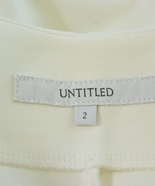 UNTITLED（アンタイトル）Tシャツ・カットソー 白 サイズ:2(M位) レディース/2200703720184