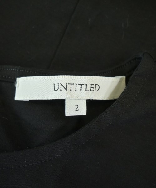 UNTITLED（アンタイトル）Tシャツ・カットソー 黒 サイズ:2(M位) レディース/2200706645057