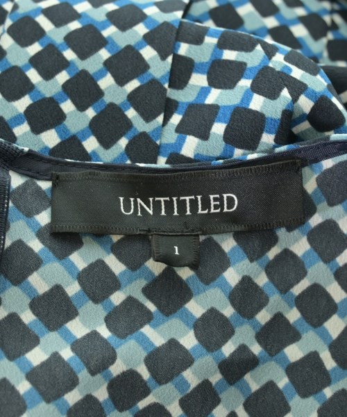 UNTITLED（アンタイトル）ワンピース 青 サイズ:1(S位) レディース/2200706637052