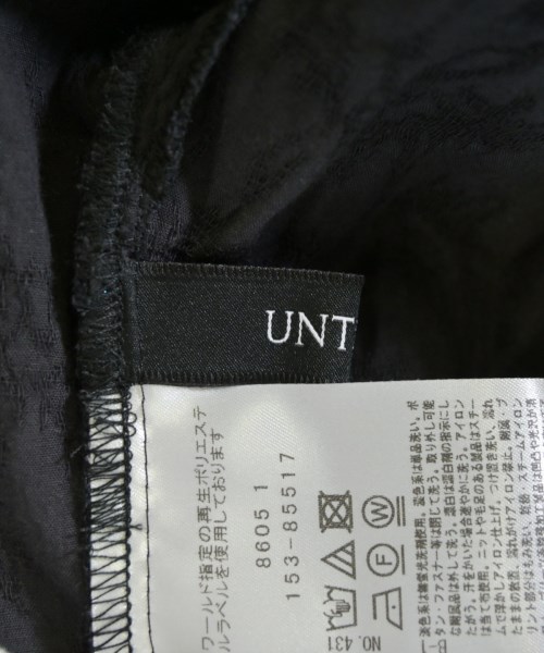 UNTITLED（アンタイトル）ブラウス 黒 サイズ:2(M位) レディース/2200707700182