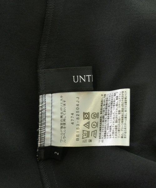 UNTITLED（アンタイトル）ブラウス 黒 サイズ:2(M位) レディース/2200707700199