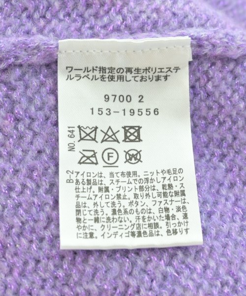 UNTITLED（アンタイトル）ニット・セーター 紫 サイズ:44(XL位) レディース/2200705728010