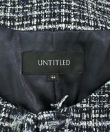 UNTITLED（アンタイトル）ノーカラージャケット 紺 サイズ:44(XL位) レディース/2200705728188