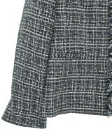 UNTITLED（アンタイトル）ノーカラージャケット 紺 サイズ:44(XL位) レディース/2200705728188