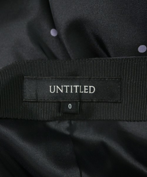 UNTITLED（アンタイトル）ロング・マキシ丈スカート 黒 サイズ:0(XS位) レディース/2200659303066