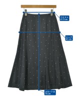 UNTITLED（アンタイトル）ロング・マキシ丈スカート 黒 サイズ:0(XS位) レディース/2200659303066