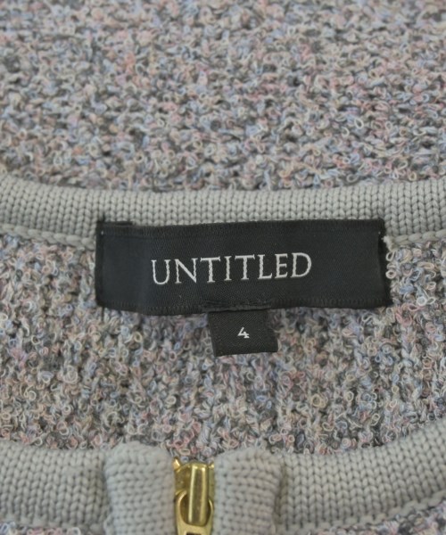 UNTITLED（アンタイトル）カーディガン ピンク サイズ:4(XL位) レディース/2200659303103