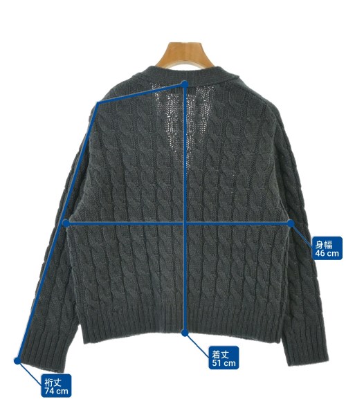 UNTITLED（アンタイトル）カーディガン グレー サイズ:XS レディース/2200659303110