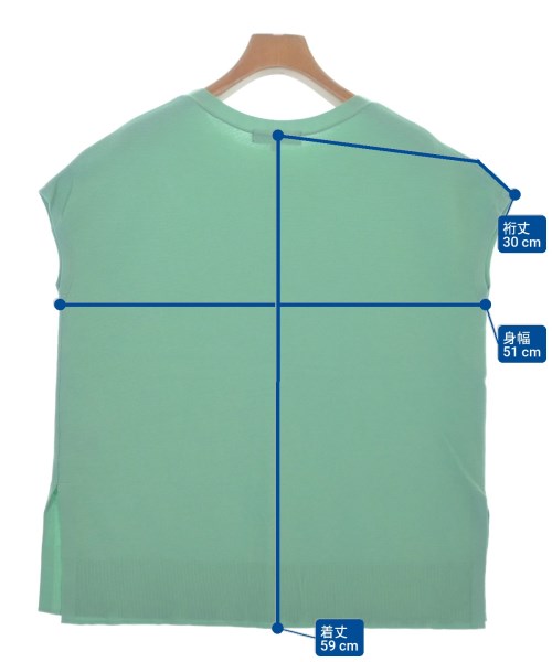 UNTITLED（アンタイトル）ニット・セーター 緑 サイズ:0(XS位) レディース/2200659303141