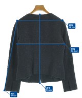 UNTITLED（アンタイトル）ノーカラージャケット 黒 サイズ:3(L位) レディース/2200662669012