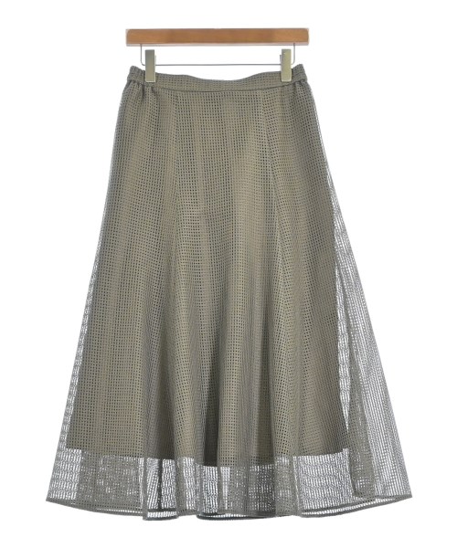 UNTITLED(アンタイトル)ロング・マキシ丈スカート カーキ サイズ:3(L位)/2200659283030