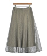 UNTITLED（アンタイトル）ロング・マキシ丈スカート カーキ サイズ:3(L位) レディース/2200659283030