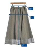 UNTITLED（アンタイトル）ロング・マキシ丈スカート カーキ サイズ:3(L位) レディース/2200659283030