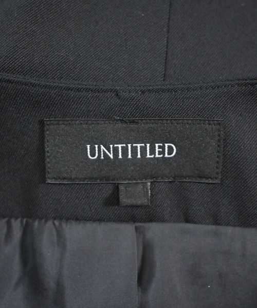 UNTITLED（アンタイトル）ノーカラージャケット 黒 サイズ:L レディース/2200659933409