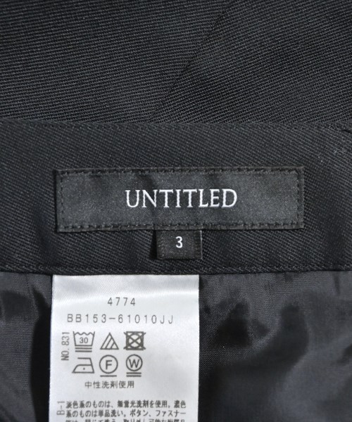 UNTITLED（アンタイトル）その他 黒 サイズ:3(L位) レディース/2200659933416
